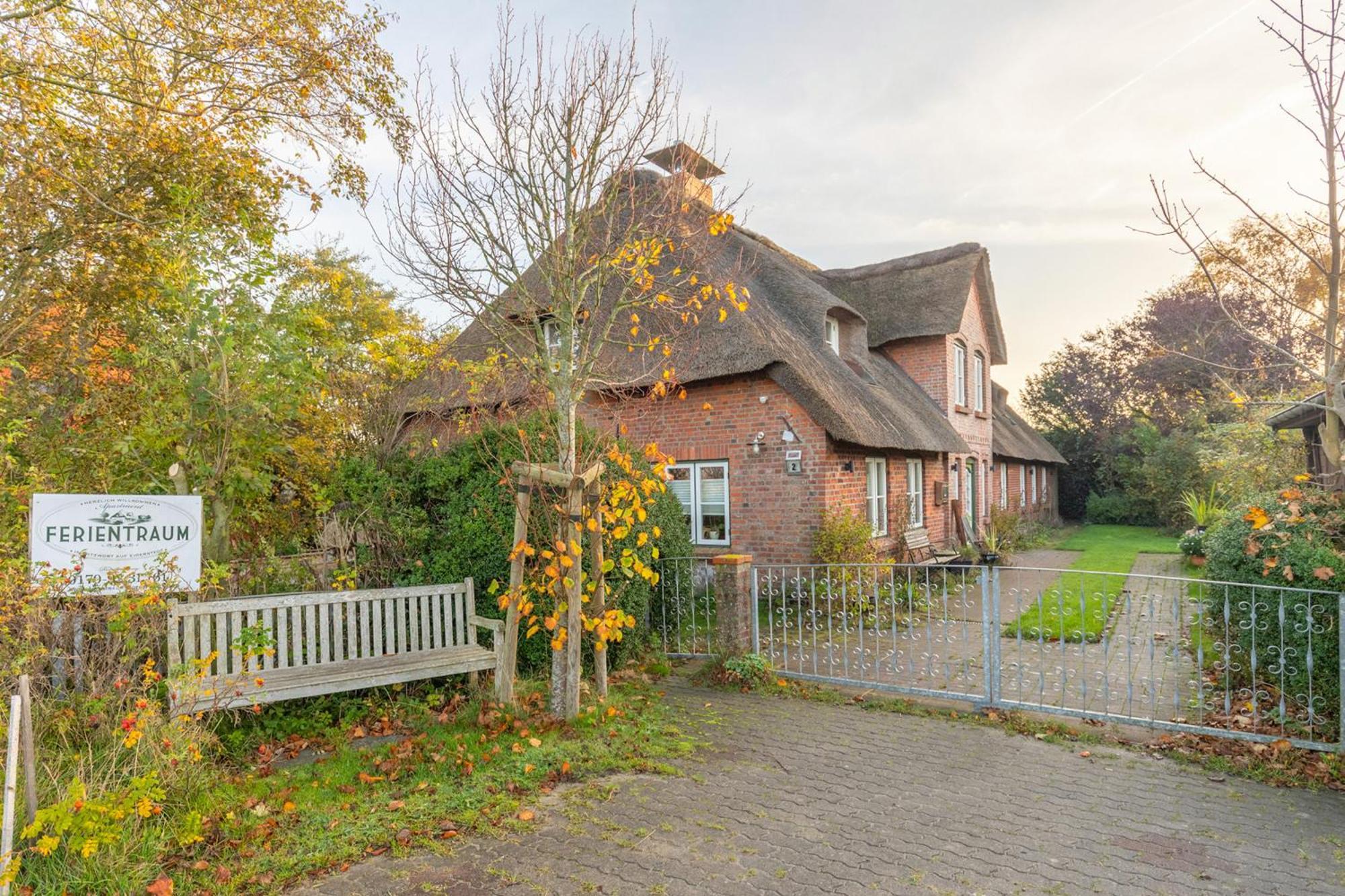 Ferienwohnung Ferientraum Eiderstedt Witzwort Exterior foto